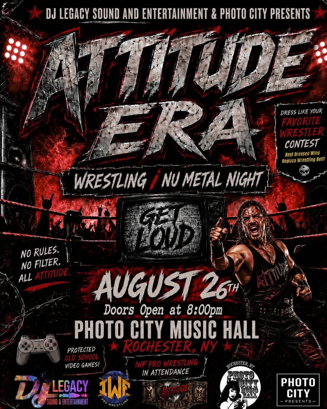 Attitude Era: Wrestling & Nu Metal Party